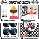 Racing Car Party Games, Pin The Wheel on The Cars Game for Monster Truck Wheels Car Speed Birthday Party Decorations Supplies, 22.8 x 28 inches