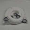 Pool Hoses for Above Ground 1.5 Diameter 59" Long Accessory Swimming Pool Replacement Hose, 2 Pack Filter Pump Hose Compatible with Pump Models