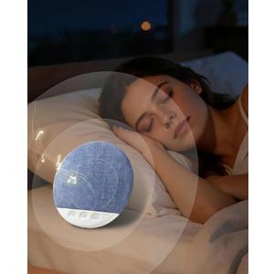 Under Pillow Speaker for Sleeping, Bluetooth Sleep Speaker with White Noise Machine and Timer, Headphone-Free Mini Sound Speaker for Side Sleepers (Blue)