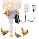 Automatic Poultry Feeder，16 Groups Automatic Chicken Feeder，Timed Feeder for Chickens, Ducks, Geese, Pigeons, Dogs, Fish, Cat