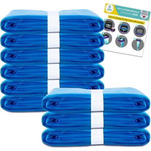 Pack of 9 Cat Litter Refills Bag, 32.8 Ft Litter Refills Only Compatible with Your Original Jum-bo Refill Cartridge(Not Include Original Refill Cartridge)