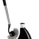 simplehuman Toilet Brush with Caddy Stainless Steel, Black