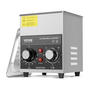 VEVOR 10L Sonic Cleaner with Heater Timer & Basket, Professional Digital Sonic Cavitation Machine, 240W Cleaning Machine for Lab Tools, Metal Parts, Carburetor, Brass, Auto Parts, Engine Parts