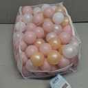 Realhaha Ball Pit Balls Plastic Balls for Baby Girls Toddlers Kids Play Tent Pool Playhouse Playpen Party Decoration