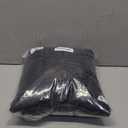 TBMPOY Men's Lightweight Puffer Jackets Detachable Hood Water-Resistant Casual Winter Coat Hooded Insulated for Travel Ski (Black)