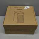 5 Gallon Bathroom Trash Can with Lid, Automatic Motion Sensor Black Trash Can, Touchless Slim Waterproof Garbage Bin for Kitchen, Bedroom, Office, and Bathroom