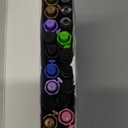 Permanent Marke Ceramics Pens 24 Colors Porcelain Paint Brush Pen for Both Glazed and Unglazed Ceramics Christmas Decoration Wine Markers for Adults