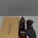 Elisabet Tang Cute Women's 10cm Double Adjustable Ankle Strap Heeled Pumps, Sexy 4Inch Pointed Toe Slingback Stiletto Heels for Elegant Formal Wear, 8.5