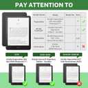 Smart Case Compatible with 7" Kindle Paperwhite 12th Generation (2024) and Kindle Colorsoft Signature Edition - Premium PU Leather Cover with Auto Sleep/Wake, Green Wheat Field