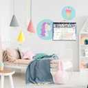 3 x 2026 Desk Calendar Wall Calendars, Large 17" x 12", November 2025 - December 2026 Monthly Planner Desktop, 14 Months Planning Organizing for Home, School, Office, Holiday, Background Doodle Letter (Season)