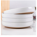 AmorArc 8.75'' Large Ceramic Pasta Bowls, 38oz Handpainted Stoneware Bowls Set of 4, Microwave&Dishwasher Safe Bowls with Rustic Terracotta Underside for Pasta Salad