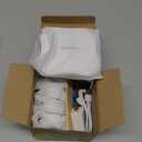 Smart Water Leak Detectors for Home WiFi with App Alerts, Stechro Ajustable 120dB Water Sensor Alarm Leak Detector for Basements Sink Kitchen Laundry, 4 Water Sensors & 1 Gateway (White)