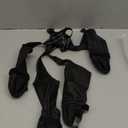 Waterproof Dog Boots for Small/Medium Dogs -Dog Paw Protectors Dog Suspender Boots Anti-Slip Pet Shoes for Outdoor Walking, Reflective Stay-On,Dirt-Proof Comfortable Booties (Black, Medium)