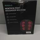 Nekteck Foot Massager with Heat, Shiatsu Heated Electric Kneading Foot Massager Machine for Neuropathy, Plantar Fasciitis, Feet Massage for Pain Relief, Circulation, Christmas Gifts for Man Woman Her (Black)