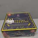 Candle Charisma Natural Ivory Unscented Votive Candles - 10 Hour Burn time - Set of 72 for Dinner, Wedding, Halloween and Holiday Decorations