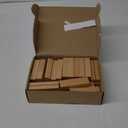30Pcs Wooden Place Card Holders, Wood Photo Picture Card Holders for Weddings Banquets and Parties, Beech Table Number Holder Stands, Wood Menu Holder for Restaurants (30 Pcs-Natural- Slots 2mm)