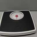 Taylor Battery Free Analog Scales for Body Weight, 330LB Capacity, Easy to Read Large 4.25-inch Dial, 10.3 x 10.6-inch Vinyl Mat Platform, Black