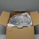 Tri-Ply Stainless Steel Stock Pot, 6.5 Quart Heavy Duty Induction Cooking Pot with Visible Lid for Pasta, Soup, Spaghetti, Sturdy & Double Handle, Dishwasher Safe