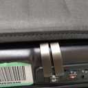 NINETYGO Carry on Luggage 22X14X9 Airline Approved with Front Pocket, 20 Inch Luggage with Front Compartment, Expandable, Double Spinner Wheels, Hardsided PC, TSA Lock (Black, Seine Max)