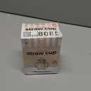 GROSMIMI Flip Top Spill Proof Sippy Cup, PPSU, BPA Free, 6 oz, Stage 2 Straw for Toddlers (Cherry)