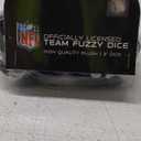 Officially Licensed NFL New Orleans Saints 3" Fuzzy Dice Décor, Saints