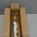 LINFIDITE Gold Under Cabinet Wine Glass Holder, 2 Pack, Space Saving, Easy Installation, Anti-Skid, Compact Design, Sturdy Materials, Affordable Gift (Shelf Thickness Under 0.98in)