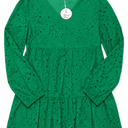 Anrabess Short Dress, Green, XL