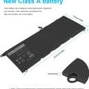 JD25G 90V7W 0N7T6 P54G 5K9CP JHXPY Laptop Battery Replacement for Dell XPS 13 XPS 13 9350 9343 XPS13 13D XPS13D 13-9343 13-9350 13D-9343 13D-9343-1708, 090V7W 0DRRP 0RWT1R RWT1R JHXPY53 05K9CP