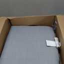 Arden Indoor/Outdoor Seat Or Rocking Chair Cushion, 19 x 18, Water Repellent, Rain Proof, Fade Resistant Cushion for Rocking Or Dining Chairs Stone Grey Leala