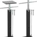 2pcs Heavy Duty RV Slide Out Support Jacks Adjusts from 20" to 42", 5000lb Capacity with Flat Bottom Slide-Outs for RV, Camper and Travel Trailer. (20" to 42")