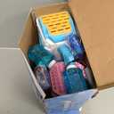 Sloosh 2 Packs 69 Holes Bubble Gun with Solution Refill for Toddlers, Kids, Rocket Shape Bubble Guns Toy for Outdoor, Summer Toy, Gifts, Party Favors,Wedding, Easter