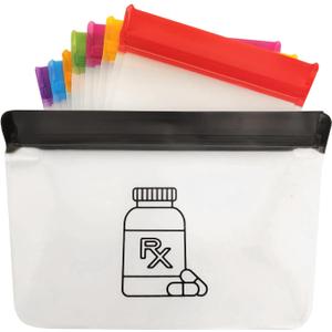8 Day Pill Pouch Organizer AM PM Medicine Organizer & Travel Pill Case Set, Large Weekly Pill Dispenser & Holder, Vitamin Box for Medication, Pills, Dose & Small Items