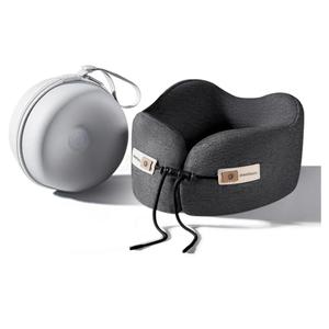 Neck Pillow Airplane, 100% Pure Memory Foam, Comfortable Breathable Cover, Travel Pillows for Airplanes, Ergonomic Design, Neck Pillow for Traveling, Airplane Pillow Flight Train, Black