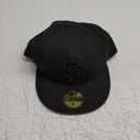 New Era MLB Black on Black 59FIFTY Fitted Cap, 8