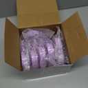 Cunno 6 Pack Valentines Day Containers Heart Shaped Food Containers Large Plastic Snack Box Food Storage with Handle Divided Serving Tray Portable Jewelry Organizer for Candy Fruits Nuts (Purple)