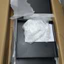 Metal Tall Outdoor Planters Set of 2, 30 inch Durable Tall Planters with Rust-Proof Coating & Drainage Insert Shelve & Trays, Black Outdoor Planters for Porch, Garden, Patio, Yard