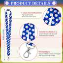 Yinder 20 Pcs Lanyards Bulk Baseball Lanyard Keychains ID Wallet Badge Key Holder Neck Gifts for Sport Team
