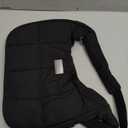 TOPDesign Quilted Puffer Shoulder Bag for Women, Trendy Lightweight Hobo Crescent Bag with Adjustable Strap (Black)