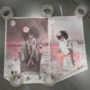 Black Girl African American Wall Art Decor Women Pink And Grey Abstract Canvas Paintings Pictures Posters Prints Bathroom Artwork For Wall Bedroom frameless (Beach Wall Art, 16x24in (40x60cm))