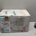 Martha Stewart Ice Cream Maker, 2 Quart Double-Insulated Freezer Bowl, Sorbet & Frozen Yogurt, Ready in 20 Minutes, Mix-Ins Chute, Easy to Clean, Linen Cream