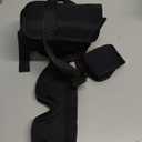 SARISUN Travel Pillows for Airplanes, 360 Support Headrest Pillow with Eye Mask for Sleeping, Travel Airplane Pillow for Long Flights Car Road Trip, Travel Accessories Stop Bobblehead, Black