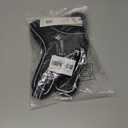 EXCELLENT ELITE SPANKER Nylon Reflective Dog Harness Adjustable No Pull Lightweight EVA Padded Vest Nameplate-Front Clip Service Dog Harness with Buckle for Medium Large Dogs (Black, S)