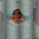 Disney Moana Girls 3 Pack Short Sleeve T-Shirt for Toddlers and Big Kids (5, Green/Orange/White)