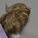 BARSDAR Short Blonde Ponytail Extension - 12 Inch Claw Clip Ponytail Hair Extensions for Women - Short Wavy Multi Layered Synthetic Clip in Pony Tail Hairpieces Daily Party - Blonde Mixed