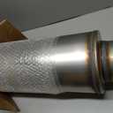 5'' Exhaust Muffler, 5'' inlet/outlet, Universal 30'' Overall Stainless Steel Straight Through Design, Resonator Muffler