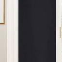 Blackout Door Curtains W 34" L 40" 1 Panel