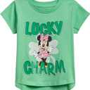 Disney Minnie Mouse Girls' Drop-Tail T-Shirt for Baby & Kids (Small)