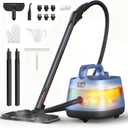 Steam Cleaner for Home, 293°F 5-Bar High Pressure Powerful Multipurpose Handheld Steam Mop, 21 Attachments, 50Oz Capacity, Heavy Duty Steamer for Floors, Cars, Tiles, Crack Cleaning, Turquoise