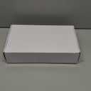 Bathroom Faucet Gold Spout Waterfall White Body Single Hole 1 Handle Bathroom Vanity Sink Faucet with Deck Plate and Pop Up Drain Stopper Overflow Brass Basin Mix Tap Deck Mount