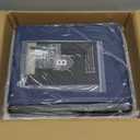 Biometric Fingerprint safe, Slide-Away Handgun Safe for Pistols, Leather Wrapped Jewelry Storage Safe, Drawer Lock for Home and Vehicle- Blue